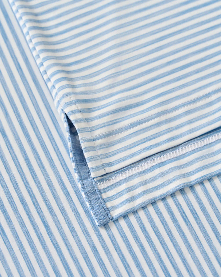 Johnnie-O Seymour Striped Polo: Sailor