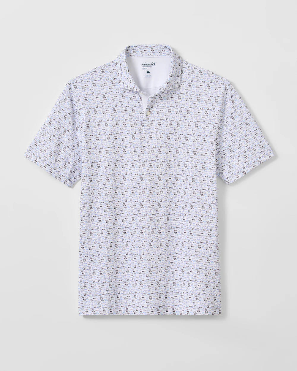 Johnnie-O Performance Mesh Polo - Shades: Seal