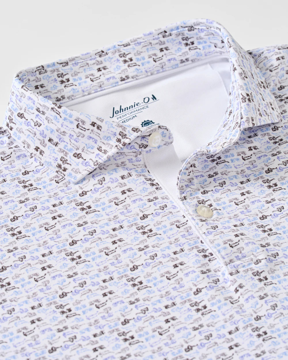Johnnie-O Performance Mesh Polo - Shades: Seal