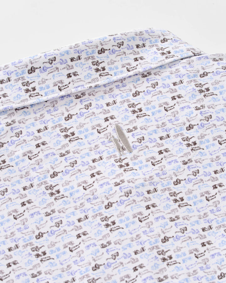 Johnnie-O Performance Mesh Polo - Shades: Seal