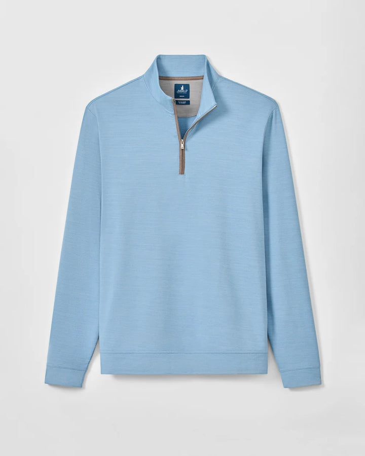 Johnnie-O Sof Tech Performance 1/4 Zip: Carbon Fiber