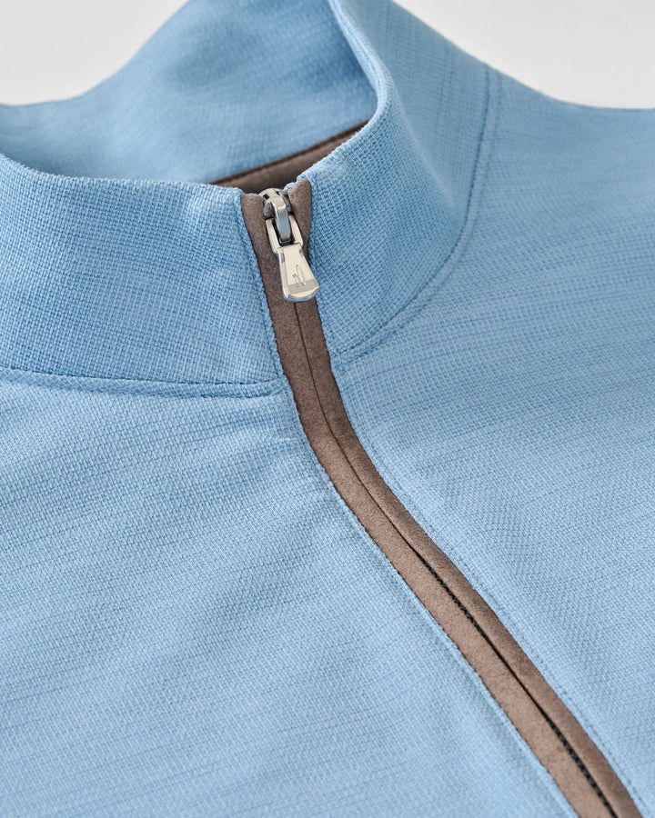 Johnnie-O Sof Tech Performance 1/4 Zip: Carbon Fiber