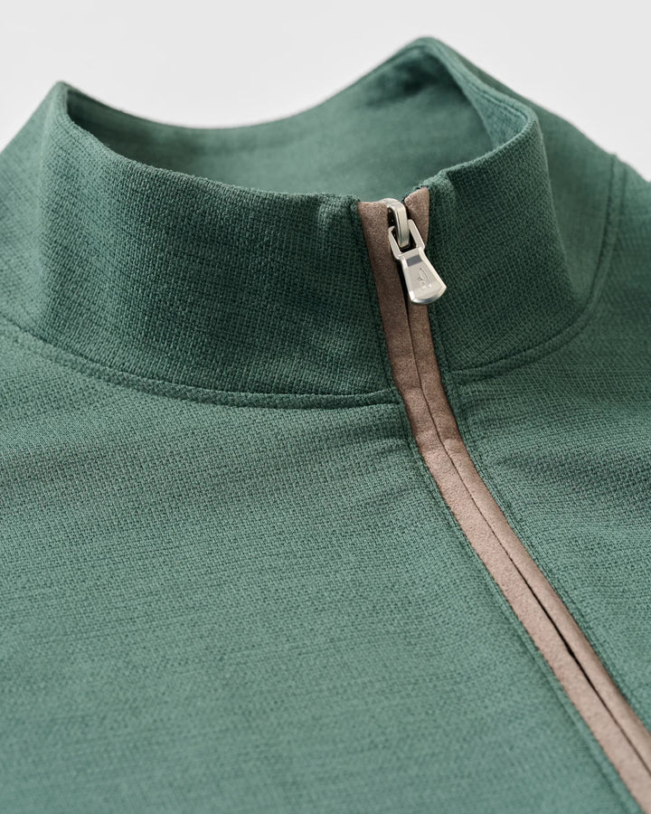 Johnnie-O Sof Tech Performance 1/4 Zip: Evergreen