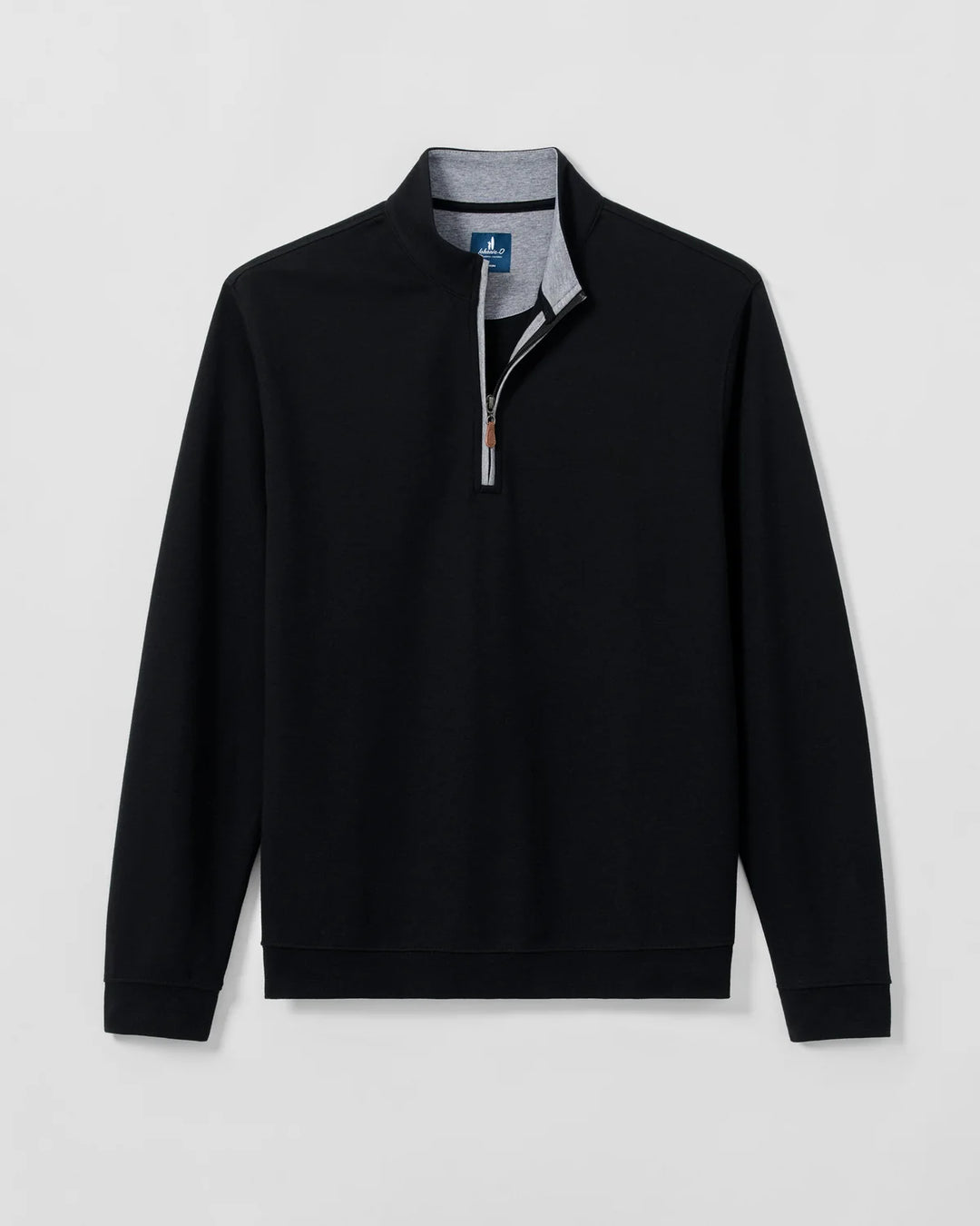 Johnnie-O Sully 1/4 Zip Pullover: Black