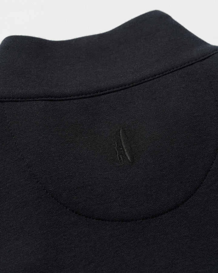 Johnnie-O Sully 1/4 Zip Pullover: Black