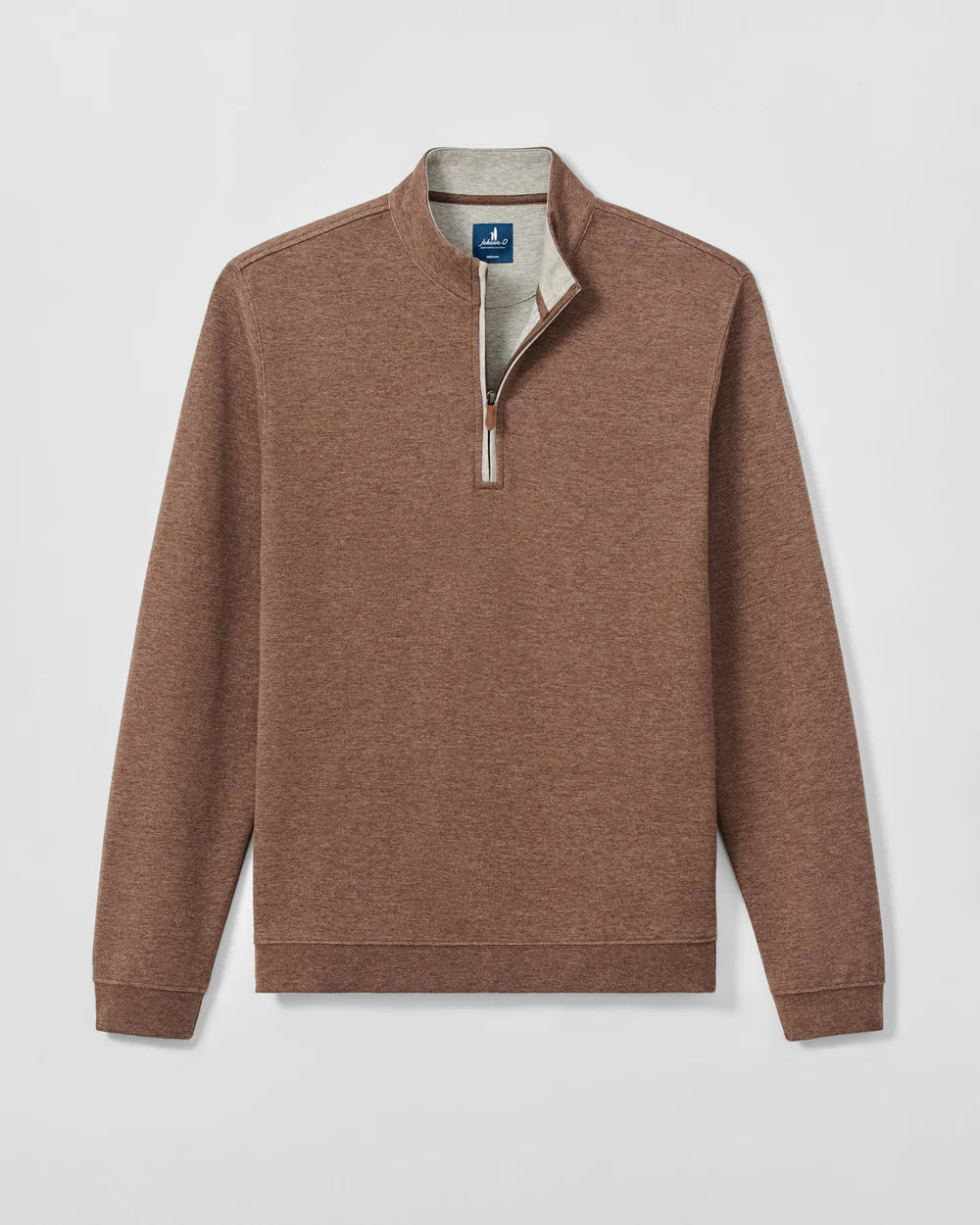 Johnnie-O Sully 1/4 Zip Pullover: Grizzly