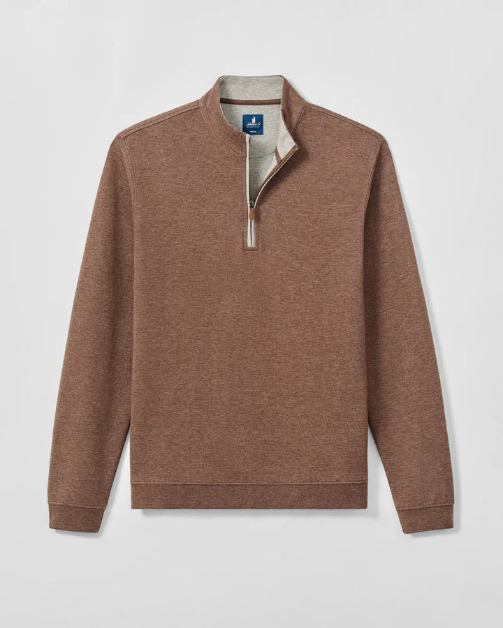 Johnnie-O Sully 1/4 Zip Pullover: Grizzly