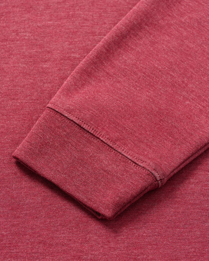 Johnnie-O Sully 1/4 Zip Pullover: Port