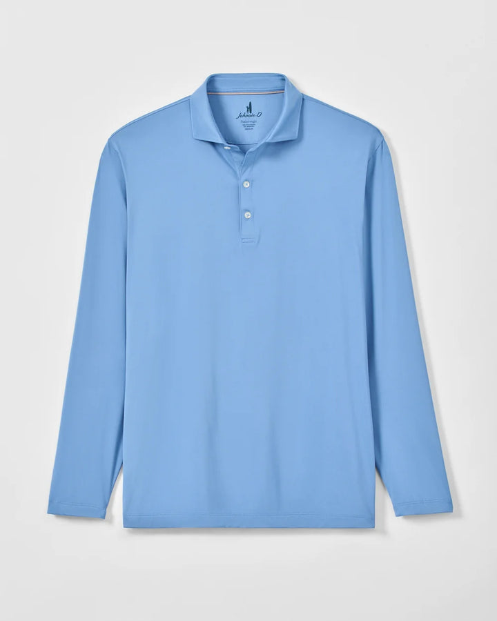 Johnnie-O Performance Featherweight Swing LS Polo: Sailor