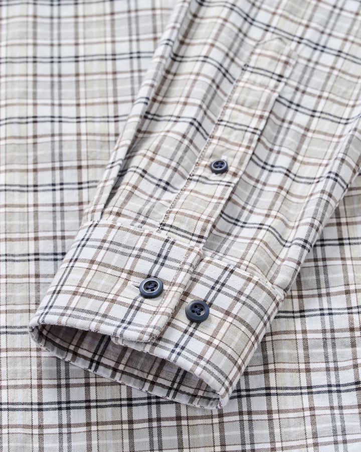 Johnnie-O Performance Flannel Button Down Shirt - Tahoe Plaid: Kona