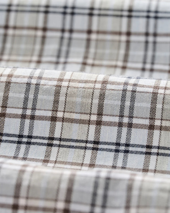Johnnie-O Performance Flannel Button Down Shirt - Tahoe Plaid: Kona