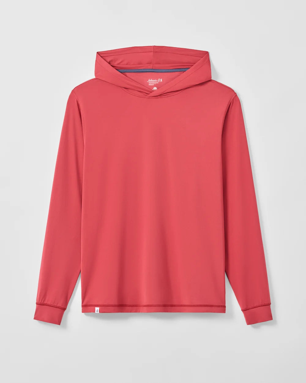 Johnnie-O Talon Featherweight Performance Hoodie: Racing Red