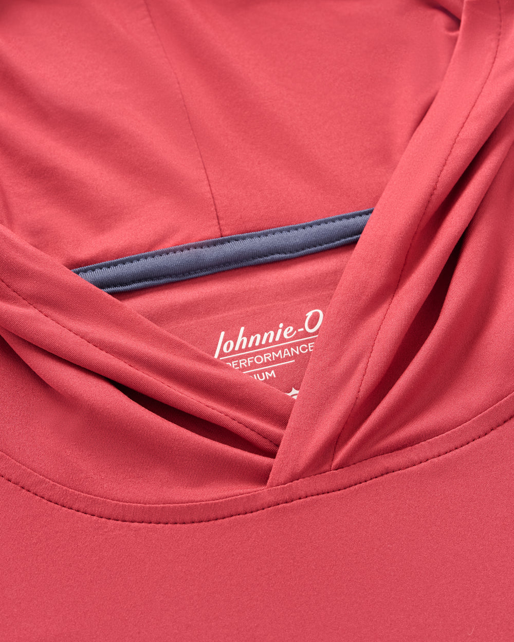 Johnnie-O Talon Featherweight Performance Hoodie: Racing Red