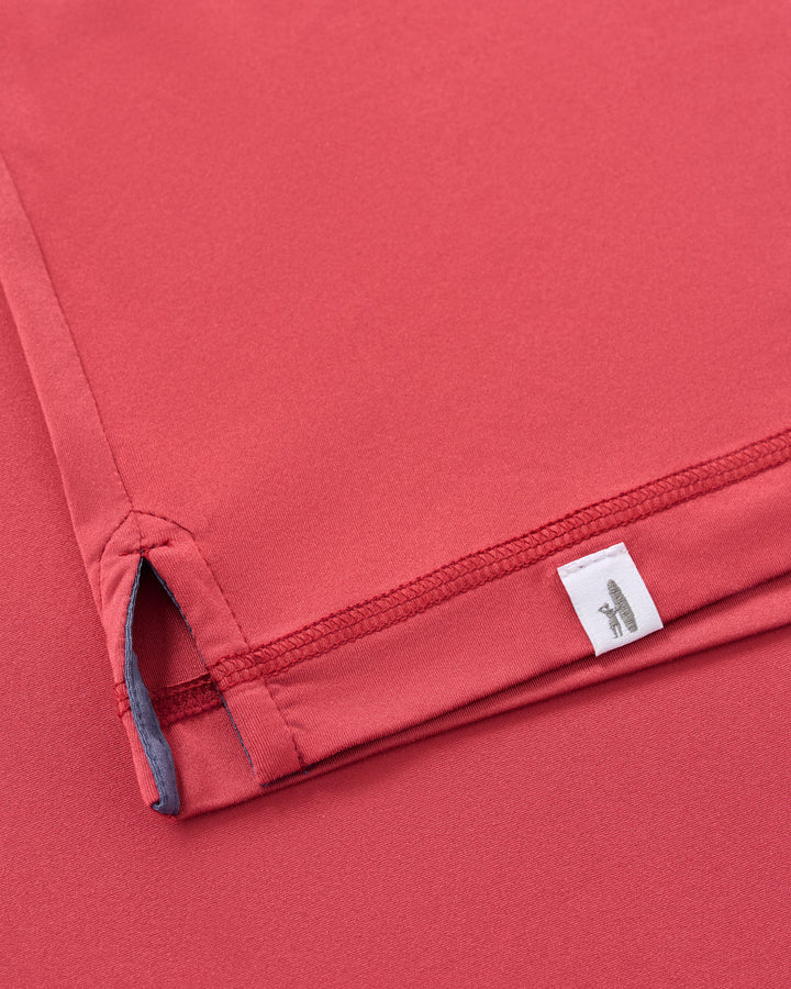Johnnie-O Talon Featherweight Performance Hoodie: Racing Red
