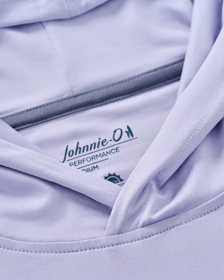 Johnnie-O Talon Featherweight Performance Hoodie: Viola