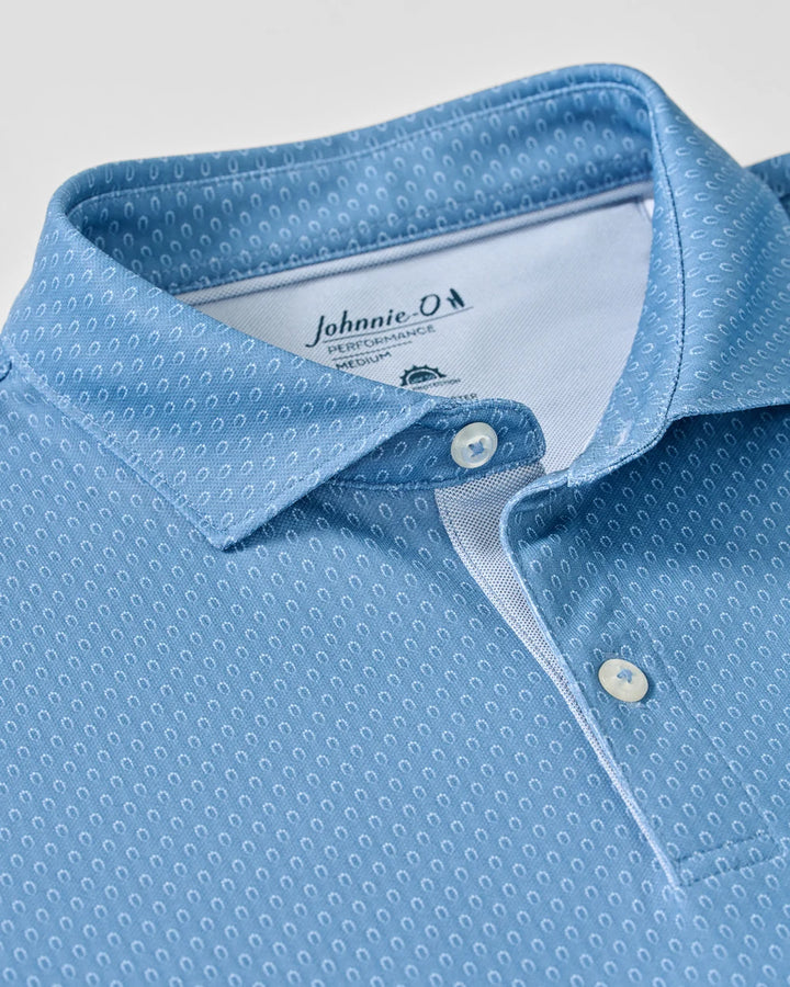 Johnnie-O The O Performance Mesh Polo: Carbon Fiber