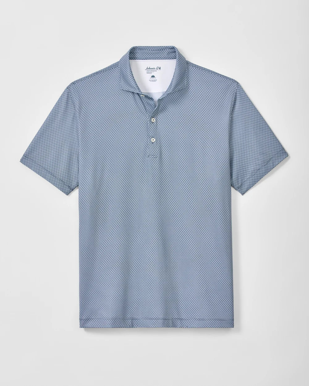 Johnnie-O Performance Jersey Polo: Tile Neat: Black
