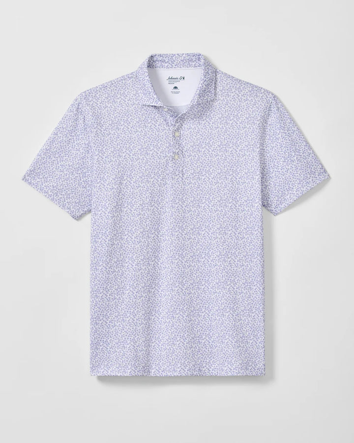 Johnnie-O Performance Jersey Polo: Watercolors: Viola