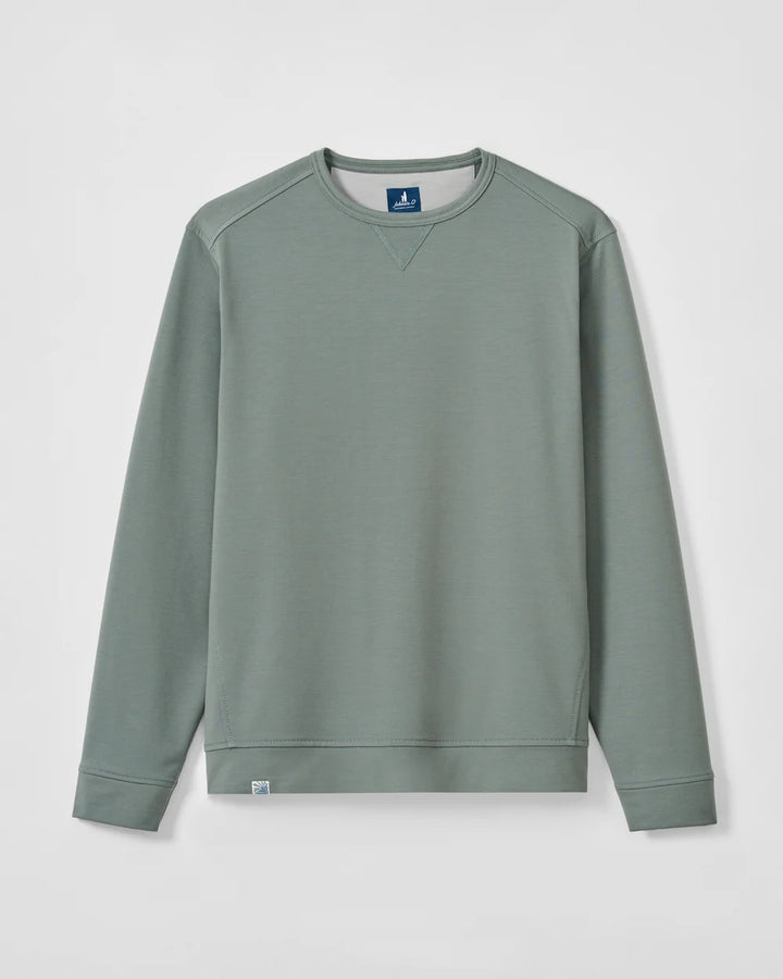 Johnnie-O Willard Drirelease® Crewneck Sweatshirt: Evergreen
