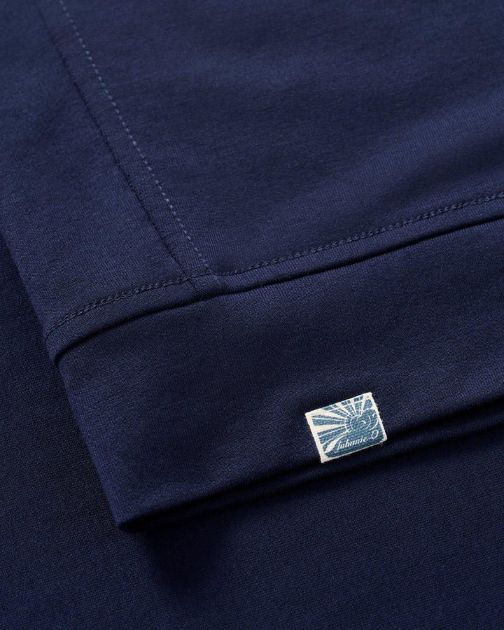 Johnnie-O Willard Drirelease® Crewneck Sweatshirt: Navy