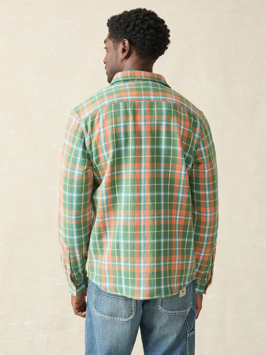 Faherty Surf Flannel: Forest Hollow Plaid