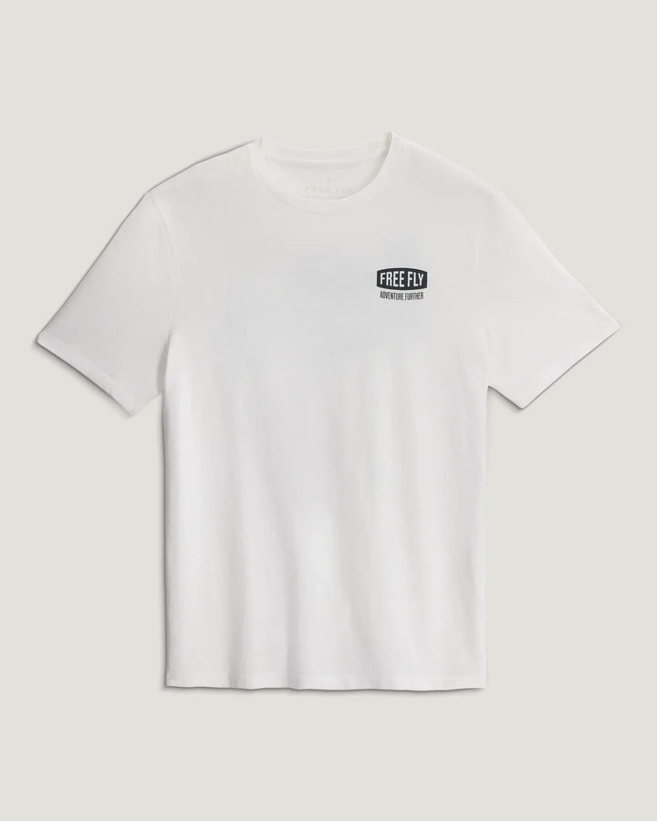 Free Fly Adventure Rig Tee: Bright White