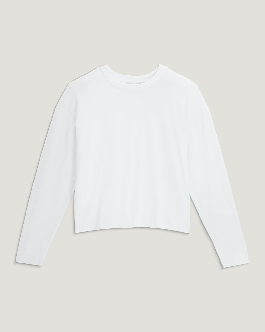Free Fly Women's Bamboo Shade Crossover Long Sleeve: Bright White