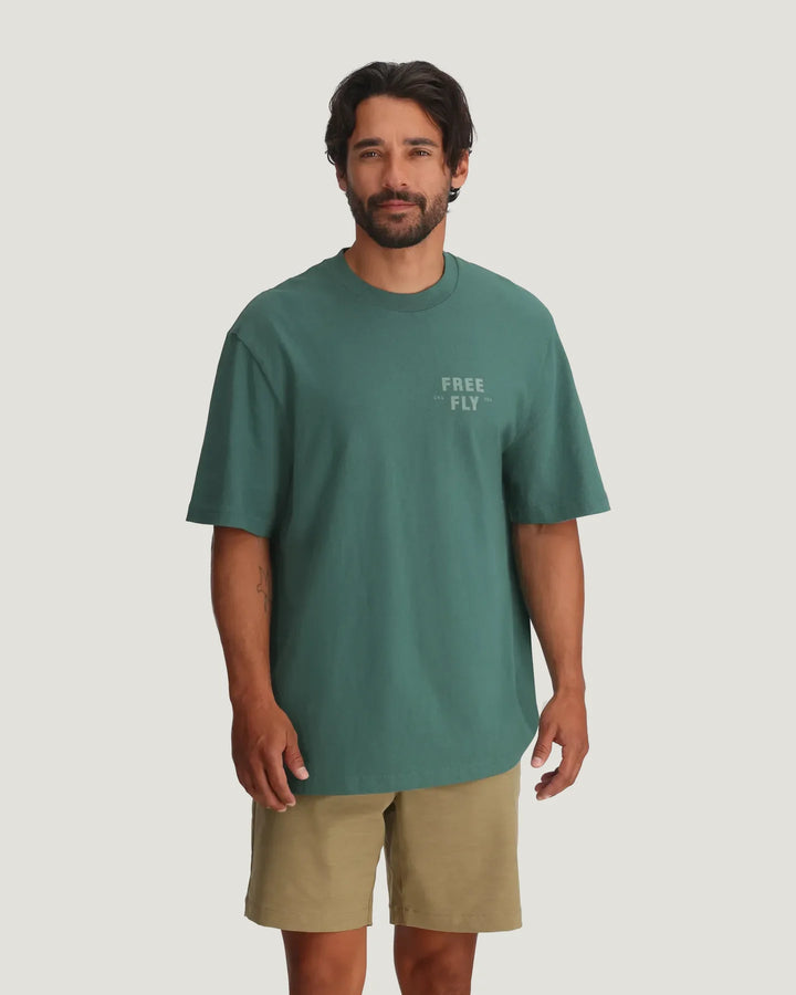 Free Fly Gear & Goods Relaxed Tee: Sea Pine