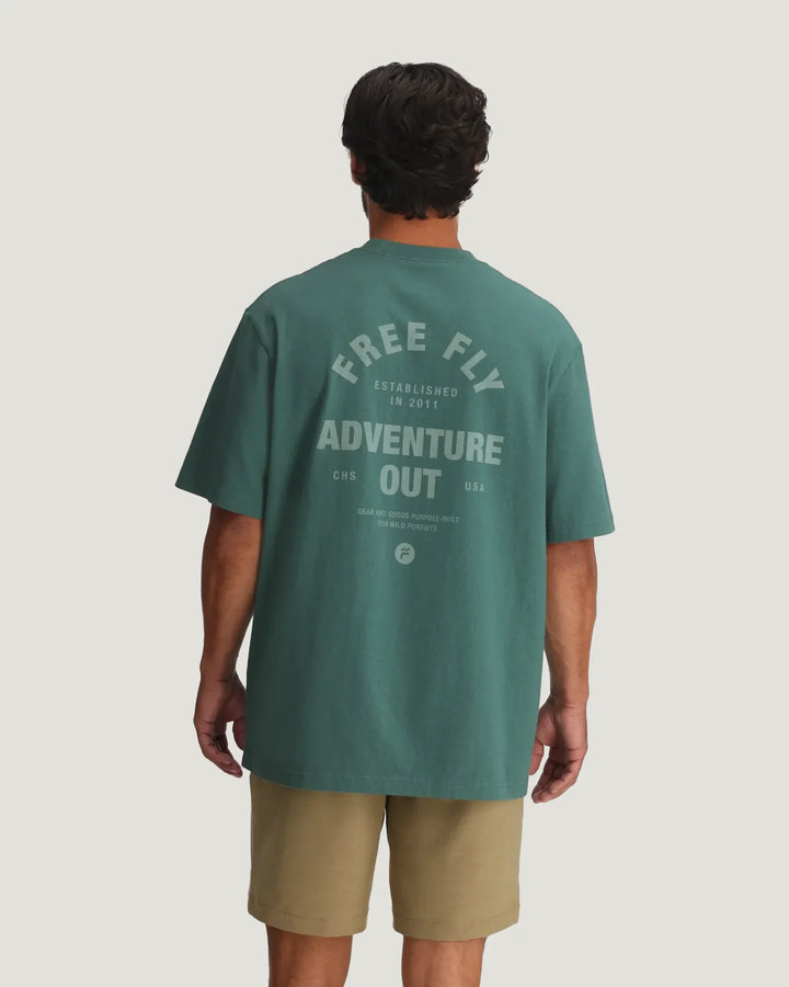 Free Fly Gear & Goods Relaxed Tee: Sea Pine