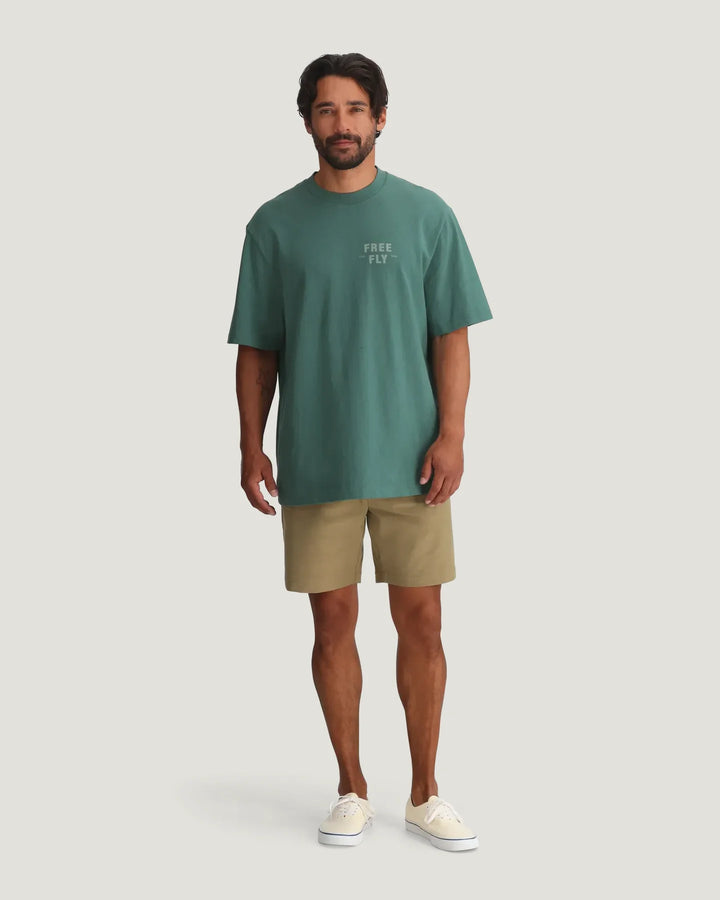 Free Fly Gear & Goods Relaxed Tee: Sea Pine