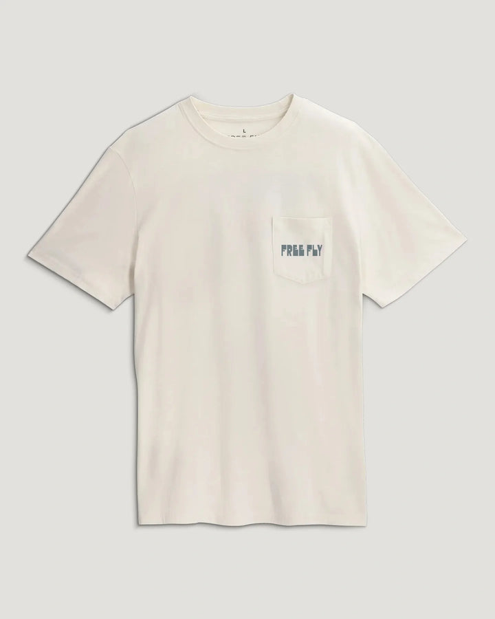 Free Fly Wild Pursuits Pocket Tee: Heather Birch