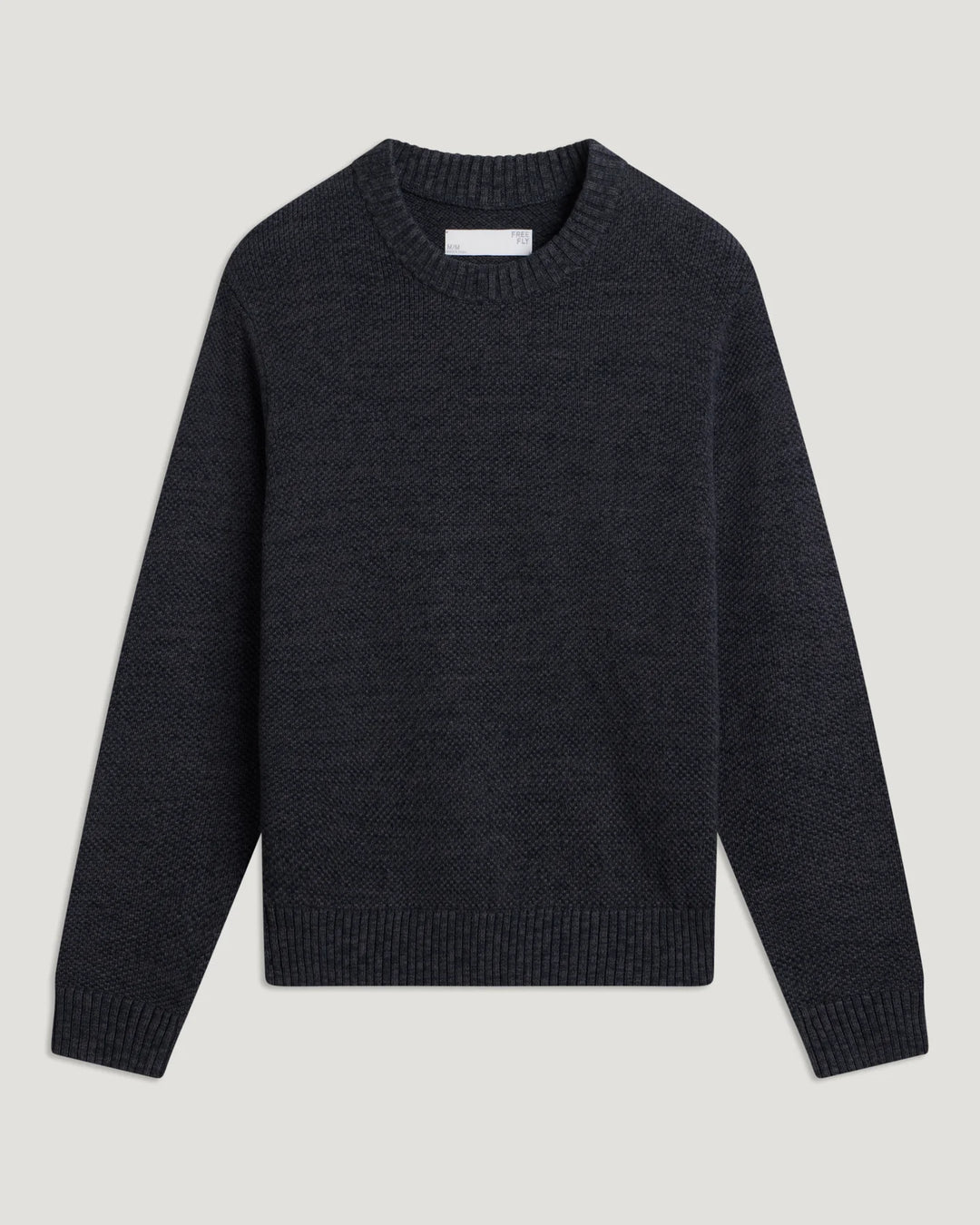 Free Fly Men's Coastloom Crew Sweater: Heather Anthracite