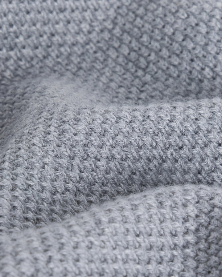 Free Fly Men's Coastloom Crew Sweater: Heather Light Grey