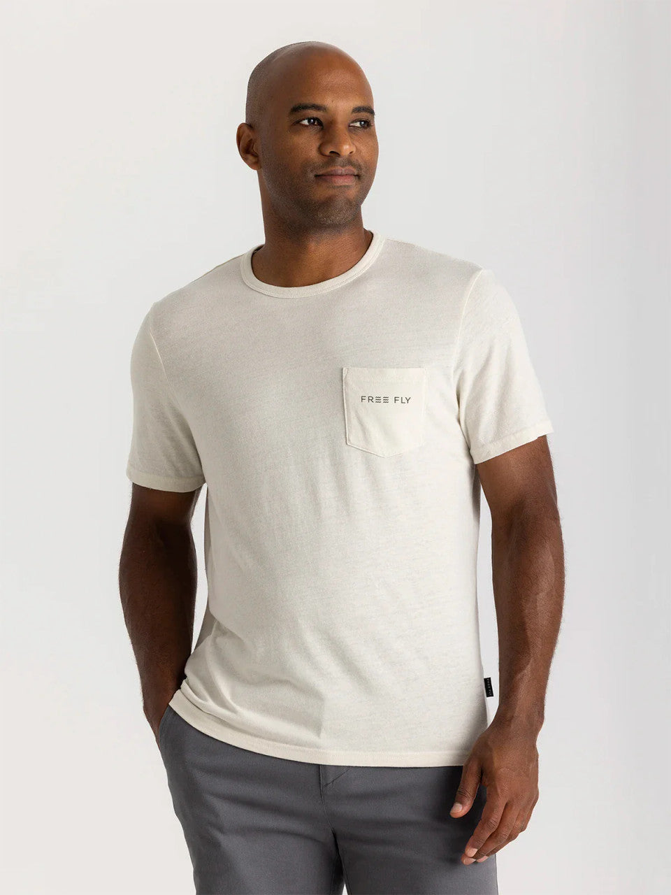 Free Fly Salt and Sun Pocket Tee: Heather Birch