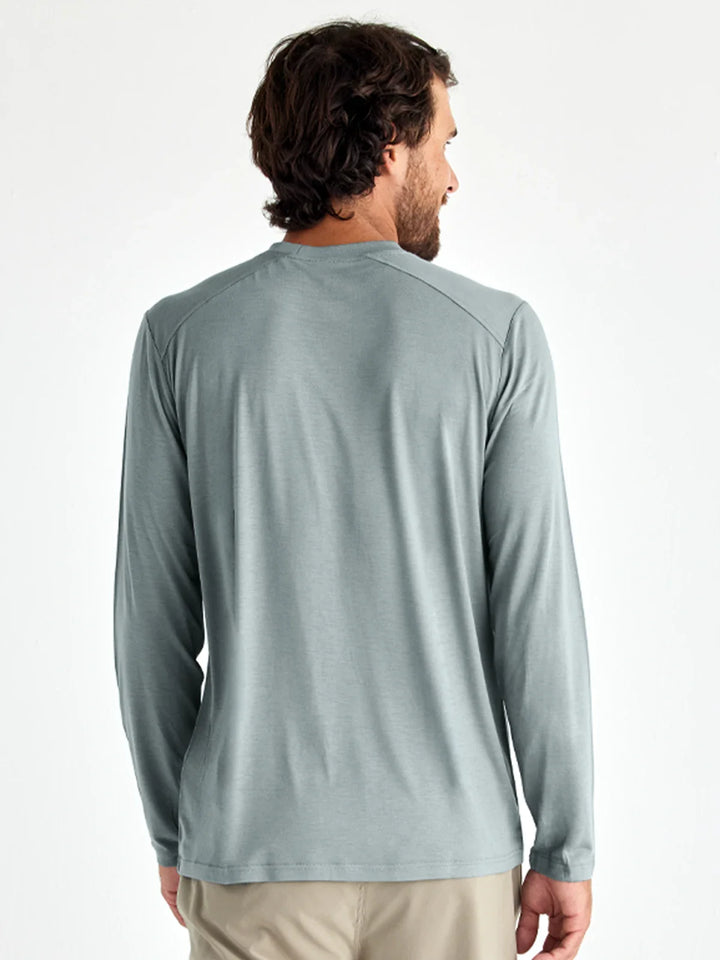 Free Fly Men's Bamboo Lightweight Long Sleeve: Slate