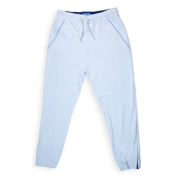 Michael's Men's Fleece Zipper Leg Pant: Blue Grey