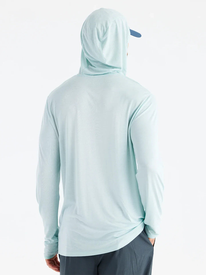 Free Fly Men's Bamboo Lightweight Hoodie: Glacier