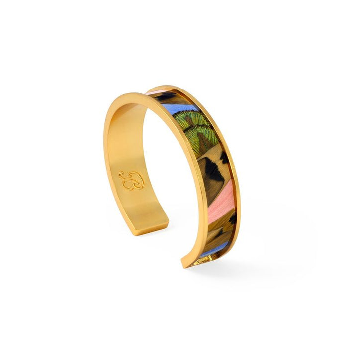 Brackish Shannon Thin Cuff: Gold