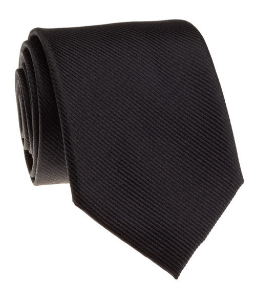 Pacific Silk X-Long Silk File Tie: Black