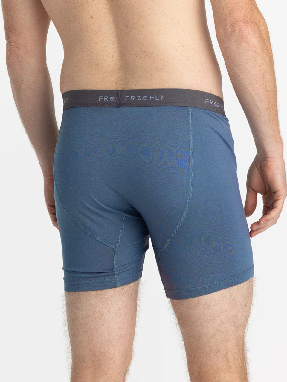 Freefly Bamboo Motion Boxer Brief : Slate Blue