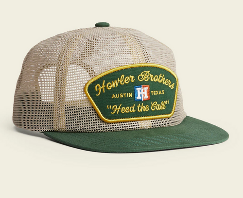 Howler Brothers Feedstore Snapback: Tan/Green