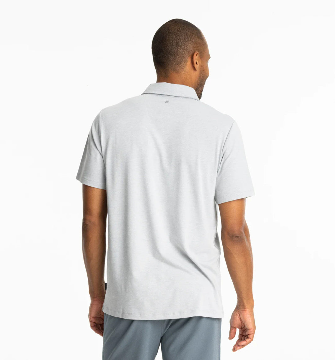 Free Fly Men's Bamboo Flex Polo II: Heather Aspen Grey