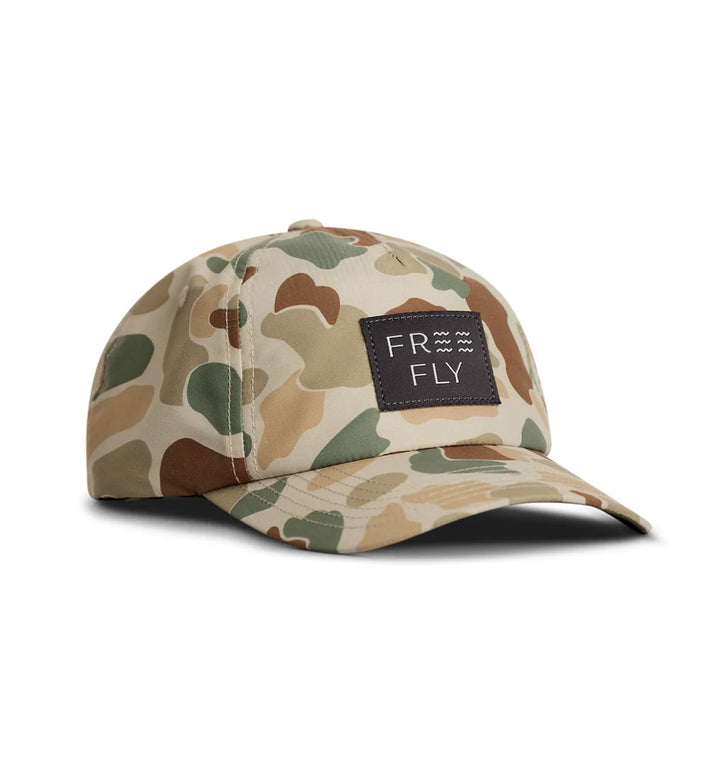 Free Fly Camo 5-Panel Hat: Vintage Camo