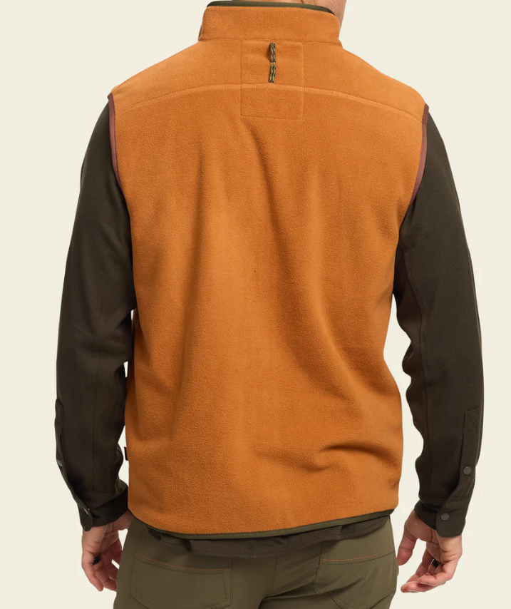 Howler Brothers Free Range Fleece Vest: Adobe