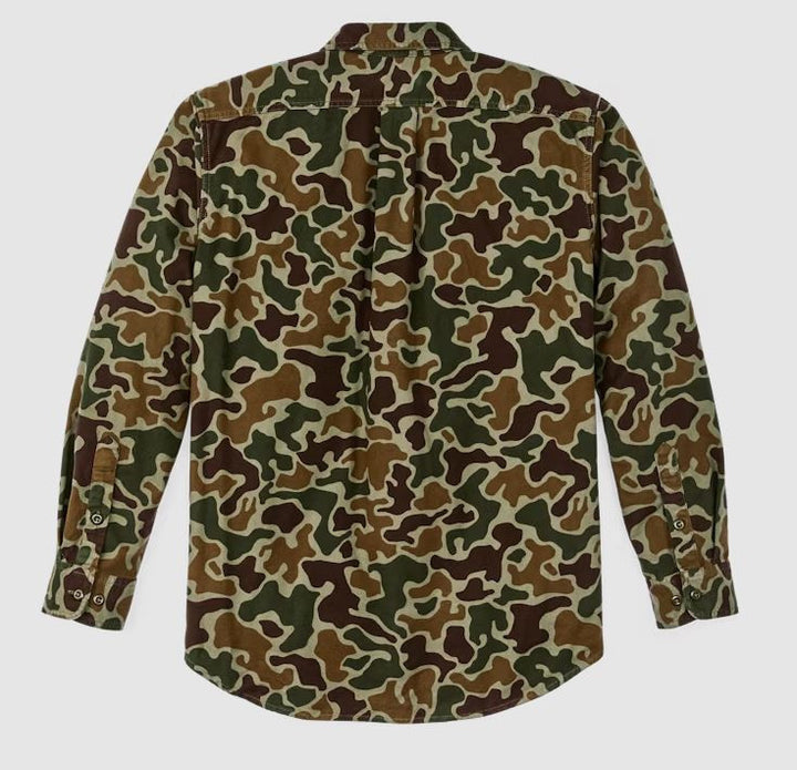 Filson Field Flannel Shirt: Frog Camo