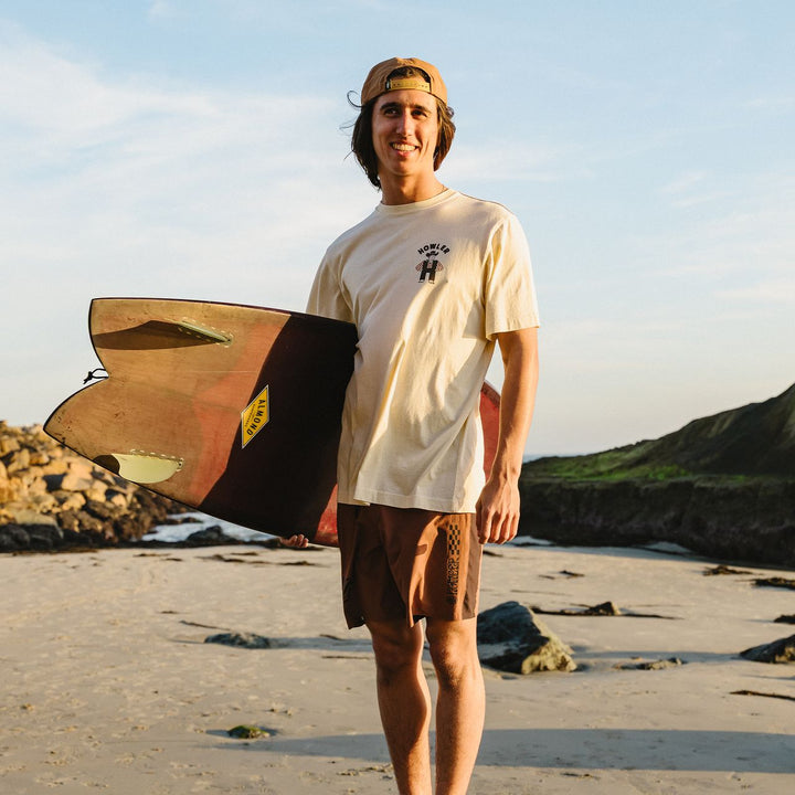 Howler Cotton T-shirt: Howler Western Wear - Natural