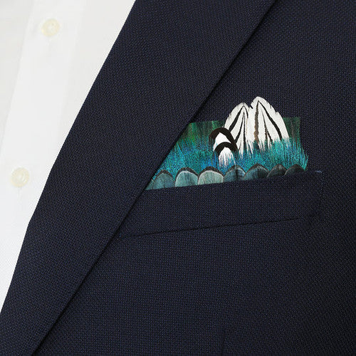 Brackish Pocket Square: Gaboon