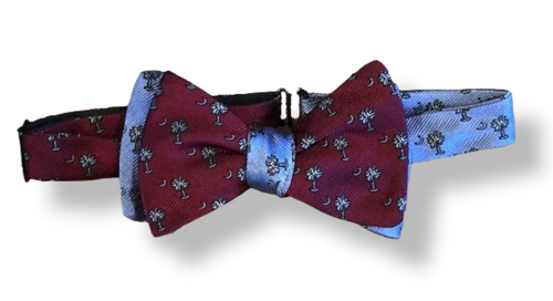 R. Hanauer Bow Tie - Garnet & Blue Palmetto