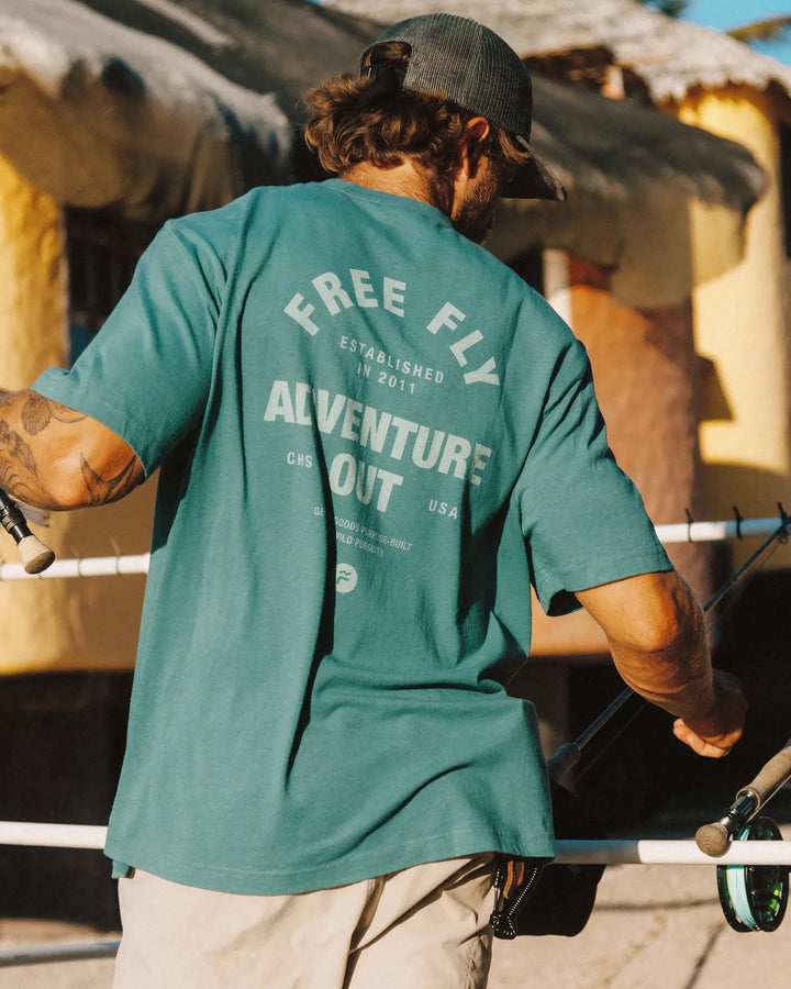 Free Fly Gear & Goods Relaxed Tee: Sea Pine