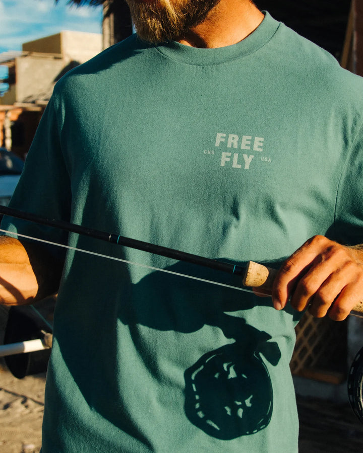 Free Fly Gear & Goods Relaxed Tee: Sea Pine